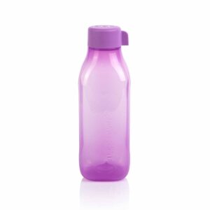 Эко-бутылка (1 л) квадратная, сиреневая