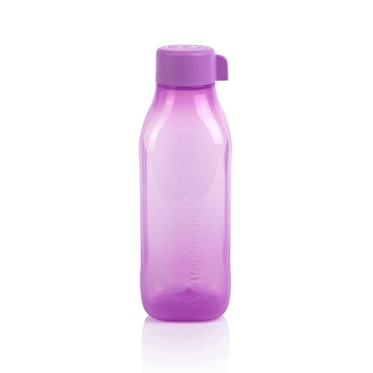 Эко-бутылка (1 л) квадратная, сиреневая